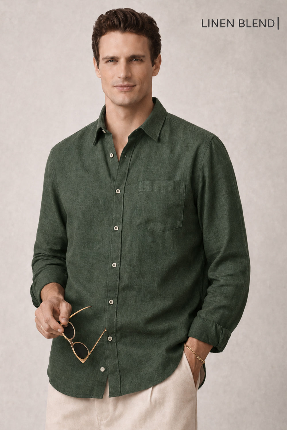 Breezy Linen Cotton Blend Shirt