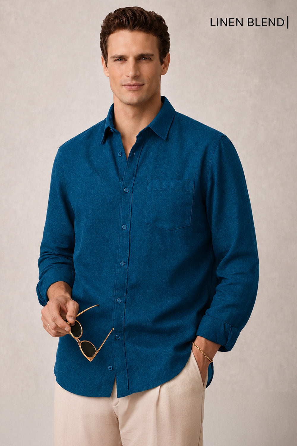 Breezy Linen Cotton Blend Shirt