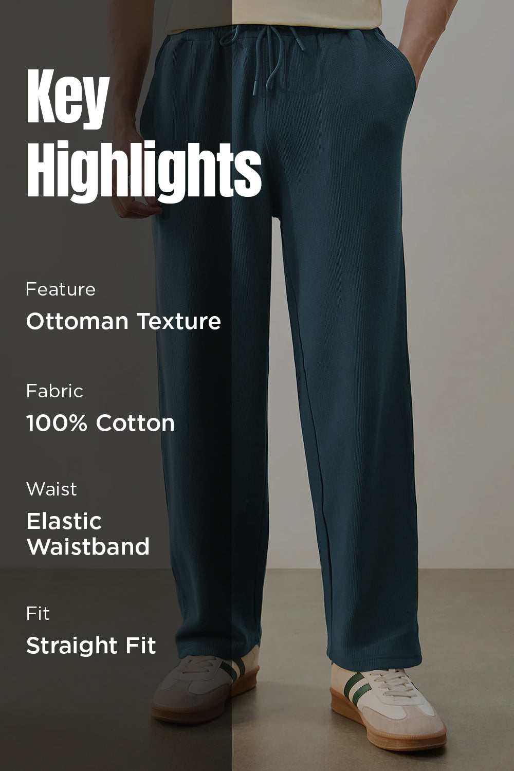 Ottoman Straight Fit Joggers