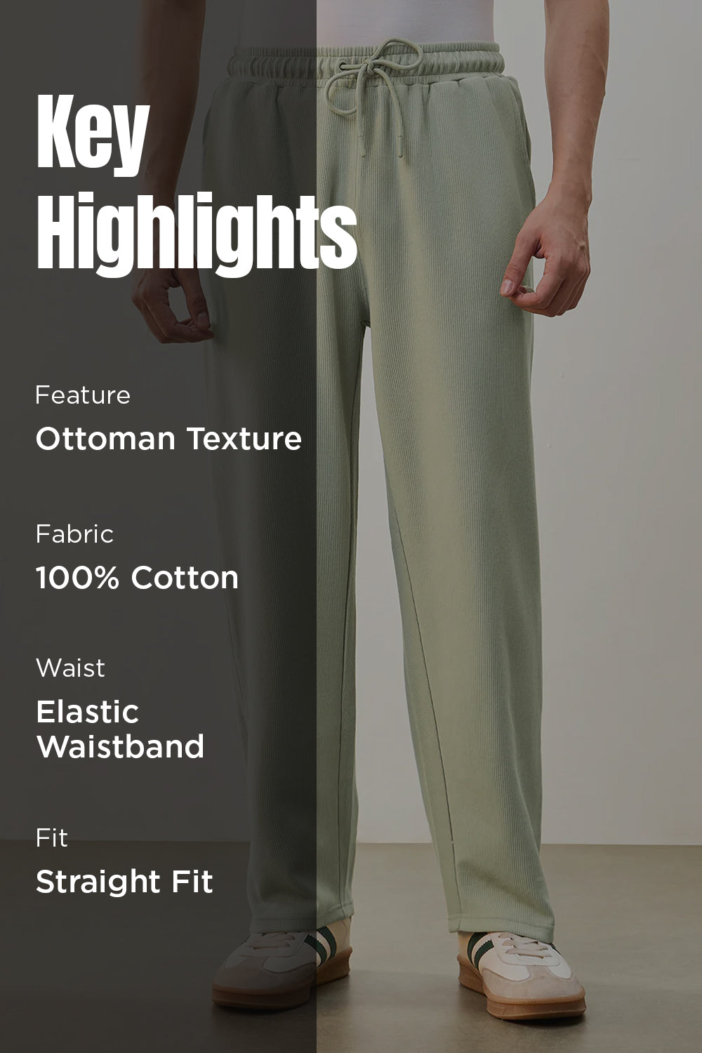 Ottoman Straight Fit Joggers