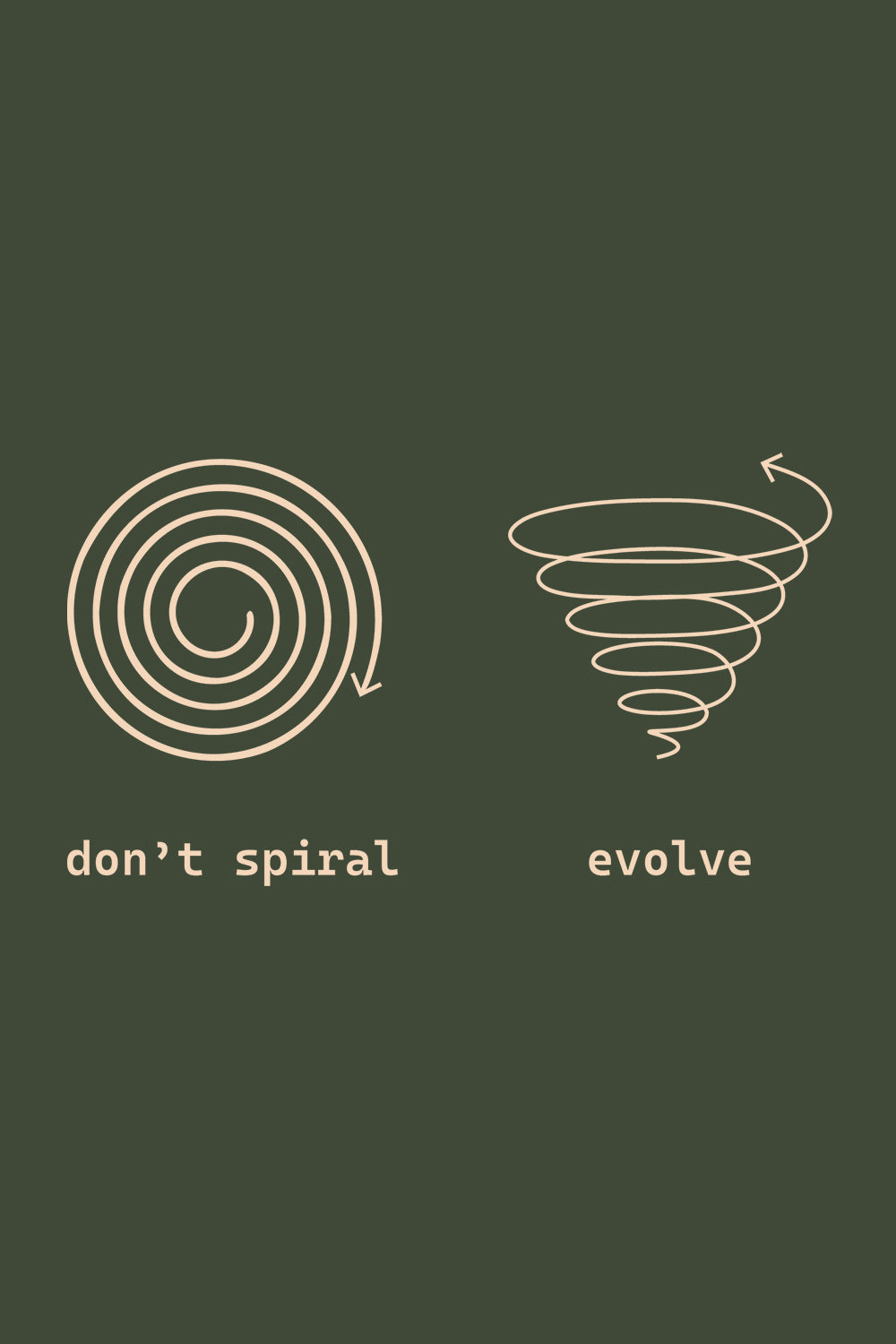 Don't Spiral Classic Fit T-Shirt