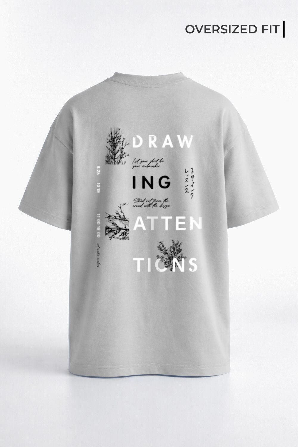 Drawing Attention Oversized T-Shirt