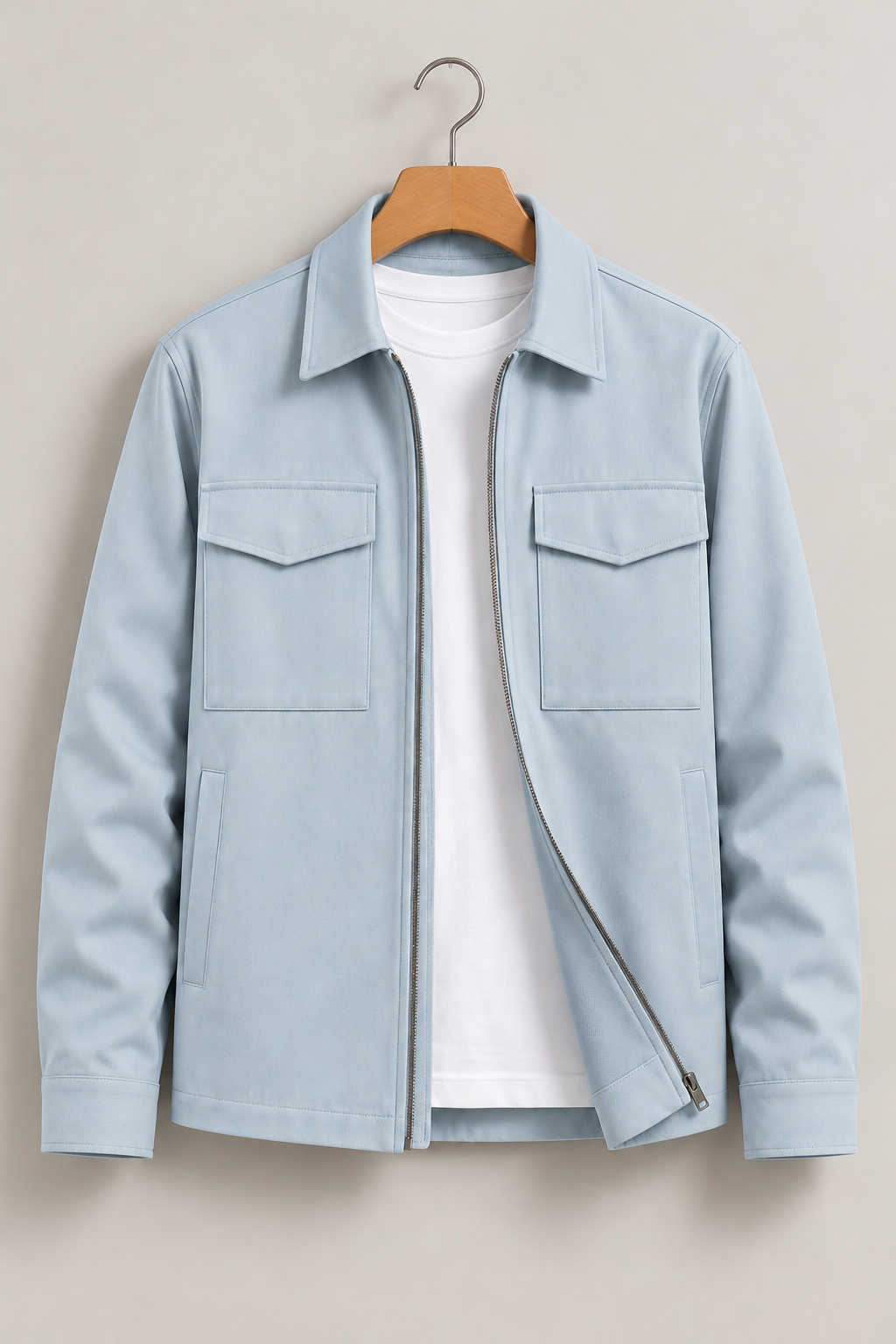 Cotton Twill Utility Jacket