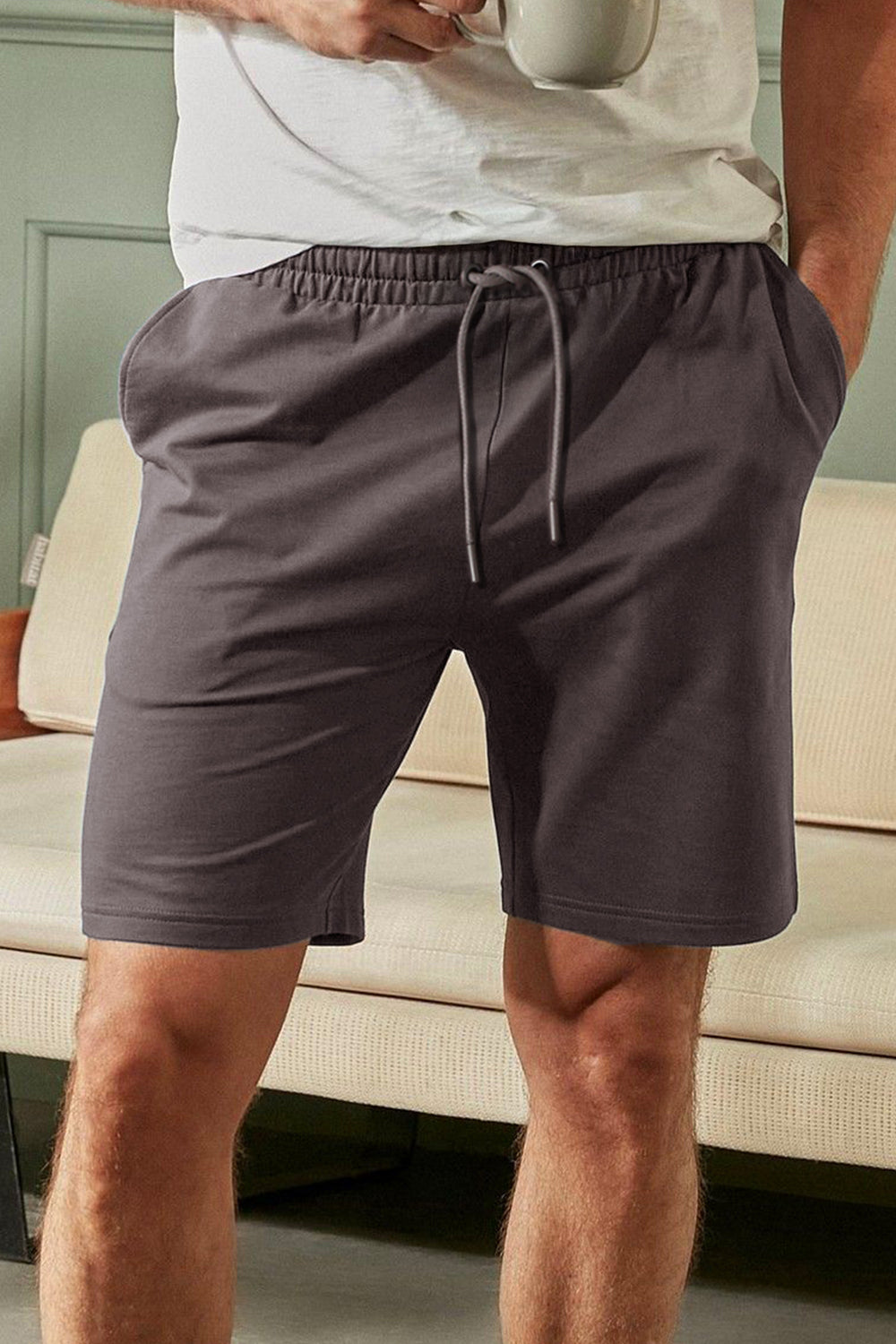 Eiffel Tower Zip Pocket Shorts