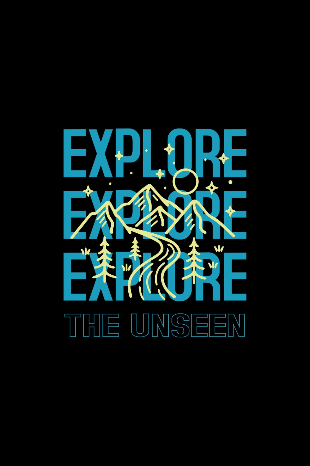 Explore The Unseen Oversized Premium T-Shirt