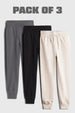 3-Pack Zip Pocket Joggers