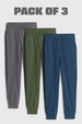3-Pack Zip Pocket Joggers
