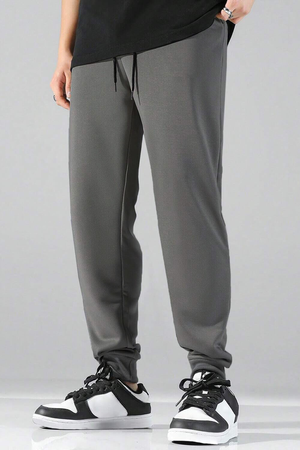 Mens Zipper Pocket Jogger Sweatpants Cargo Waistband Tracksuit Pants  Premium New