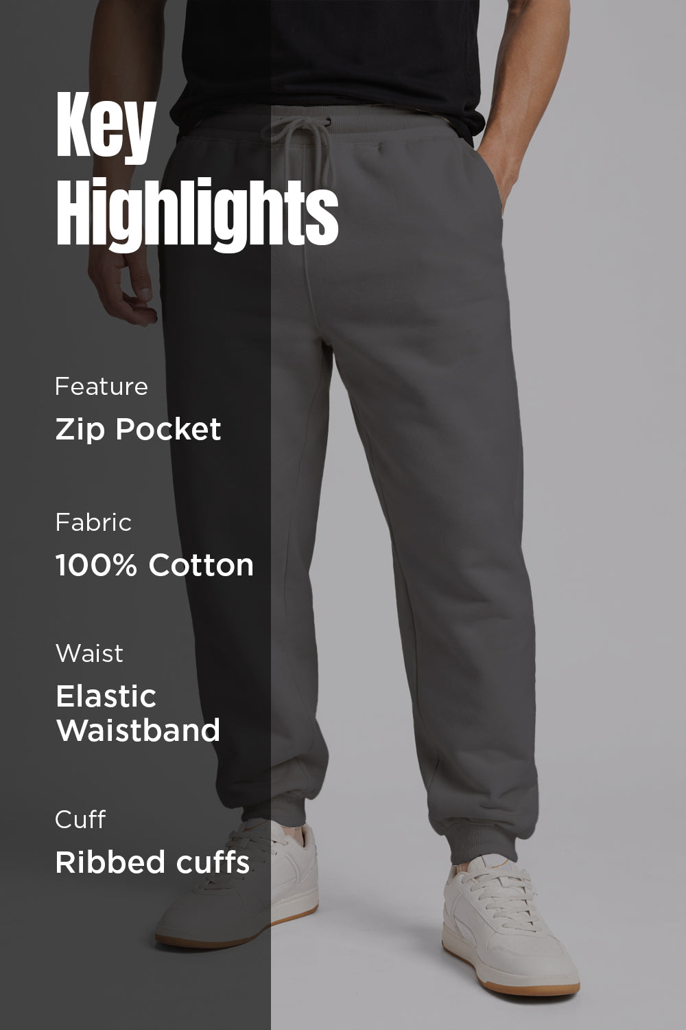 Zip-Pocket Joggers