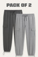 2-Pack Relaxed Fit Cargo Joggers