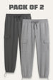 2-Pack Relaxed Fit Cargo Joggers
