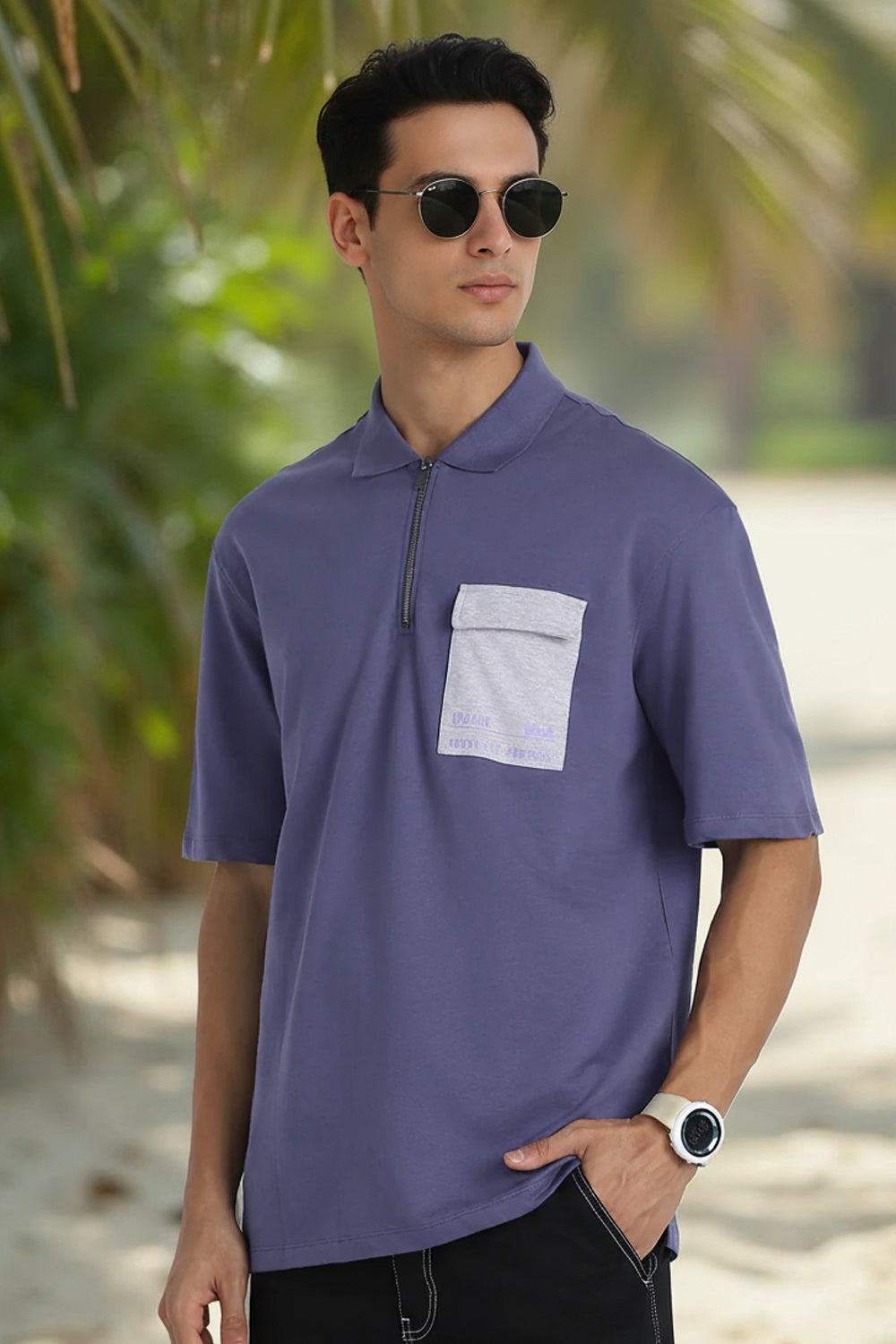 Elevated Contrast Polo
