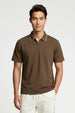 Zip Collar Polo T-Shirt