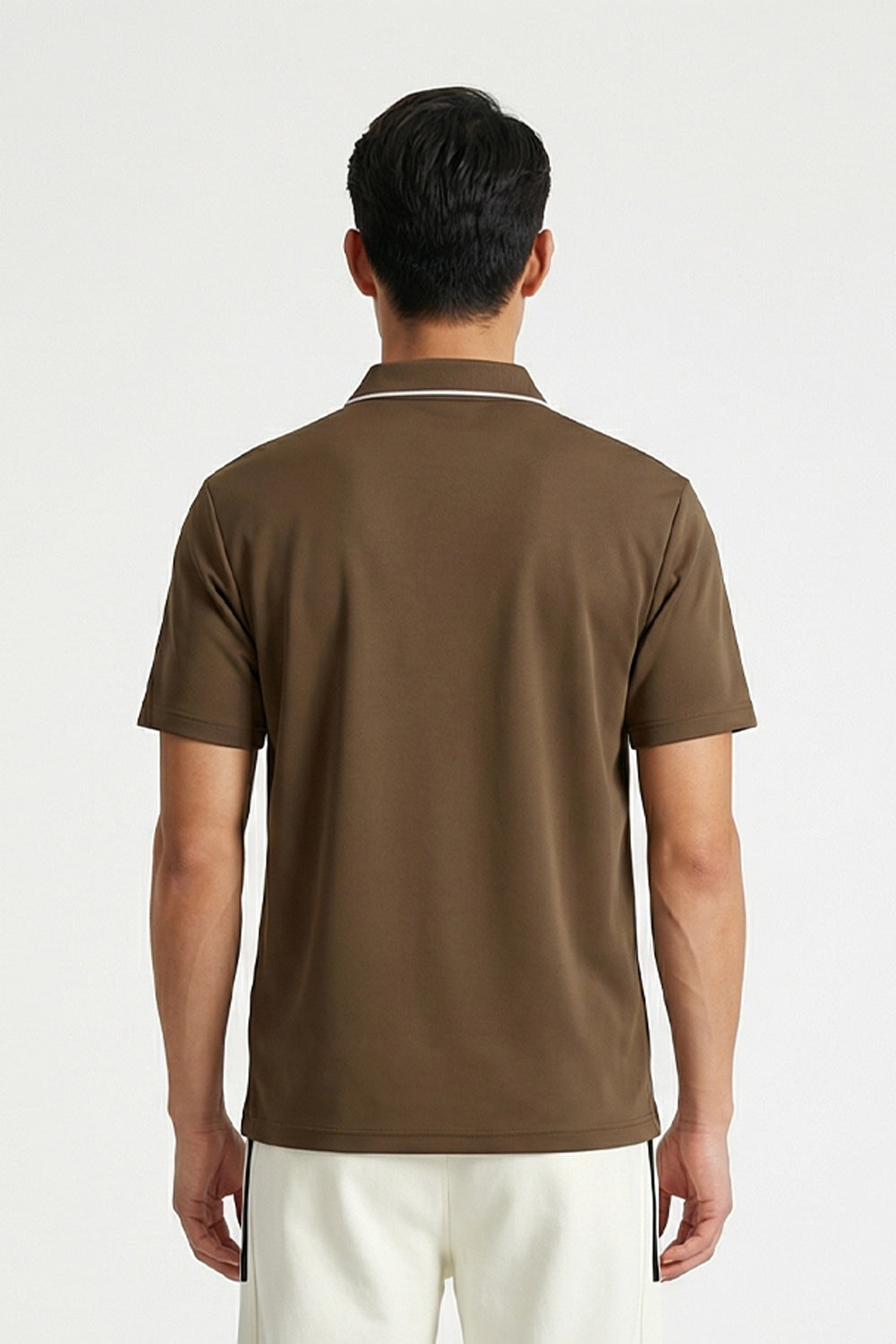 Zip Collar Polo T-Shirt