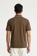 Zip Collar Polo T-Shirt