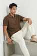 Zip Collar Polo T-Shirt