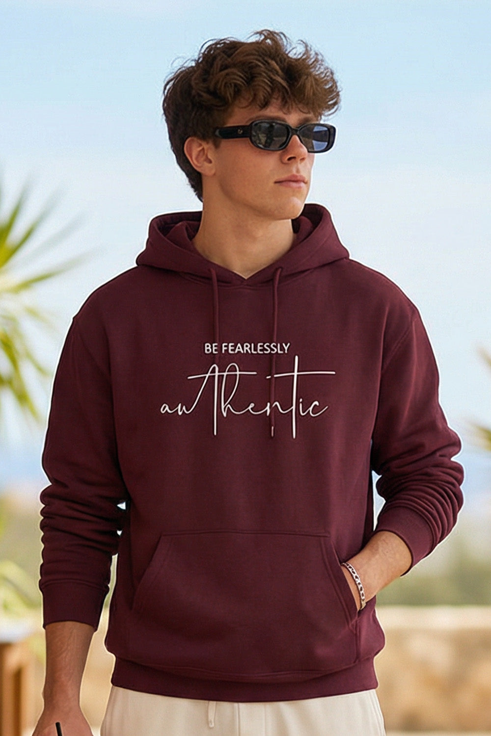 Be Fearlessly Authentic Classic Hoodie