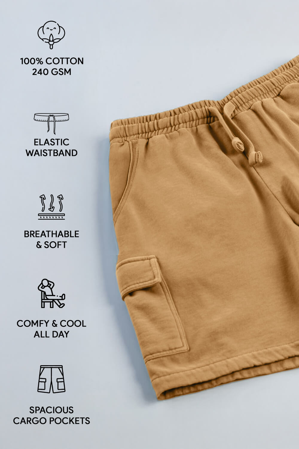 Oversized Cargo Shorts