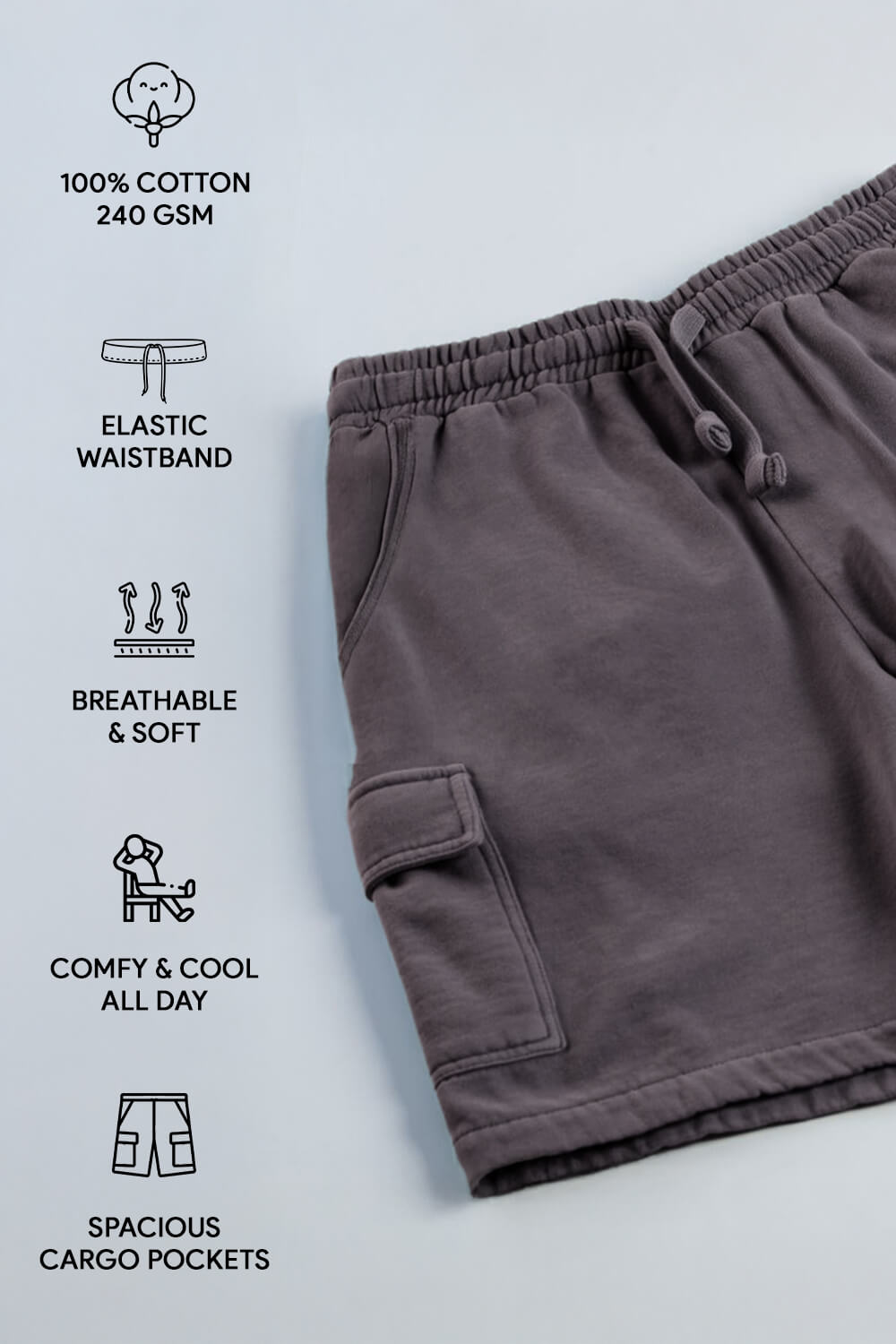 Oversized Cargo Shorts
