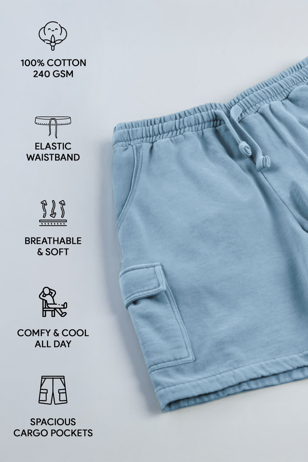 Oversized Cargo Shorts