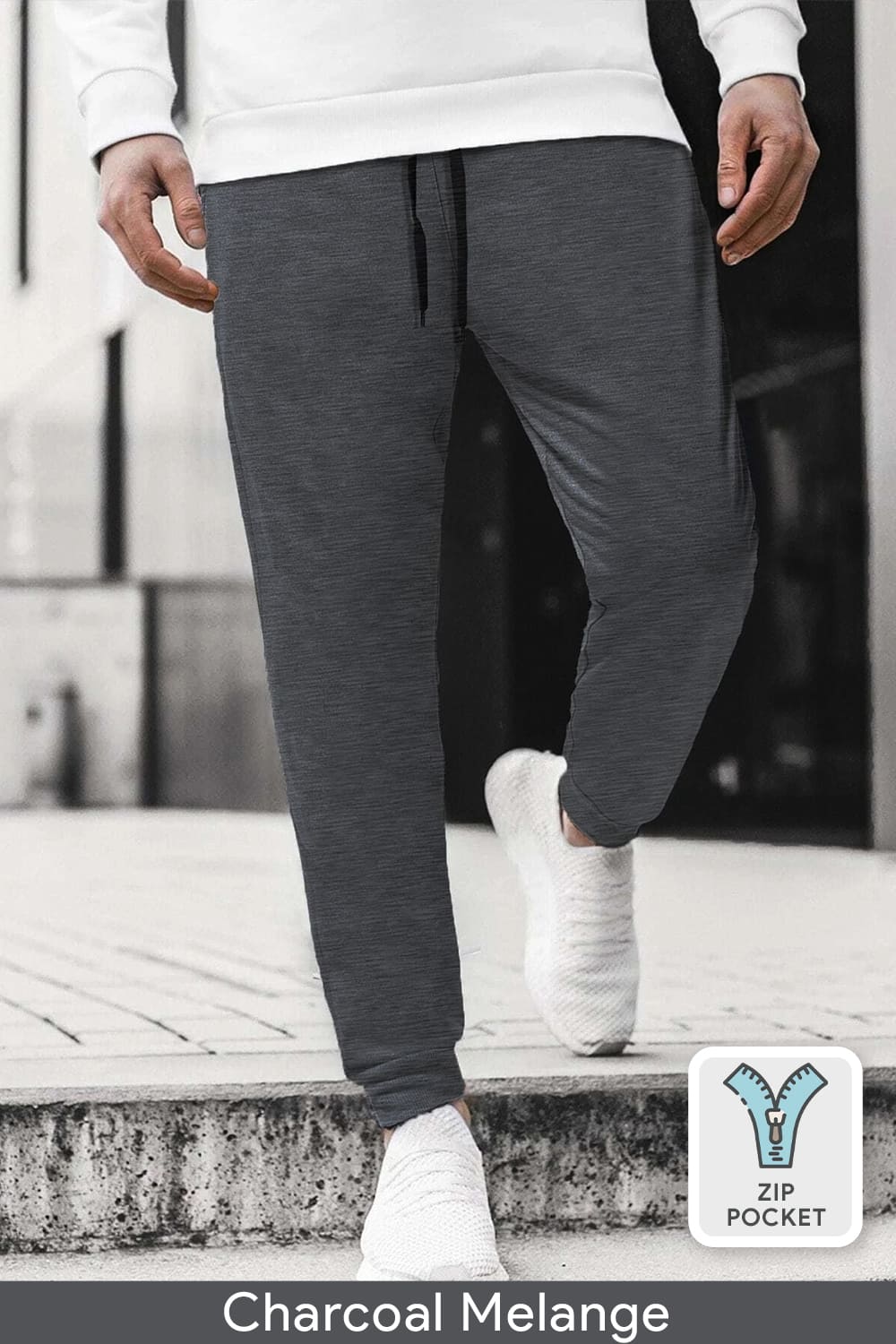 Zip-Pocket Joggers Men