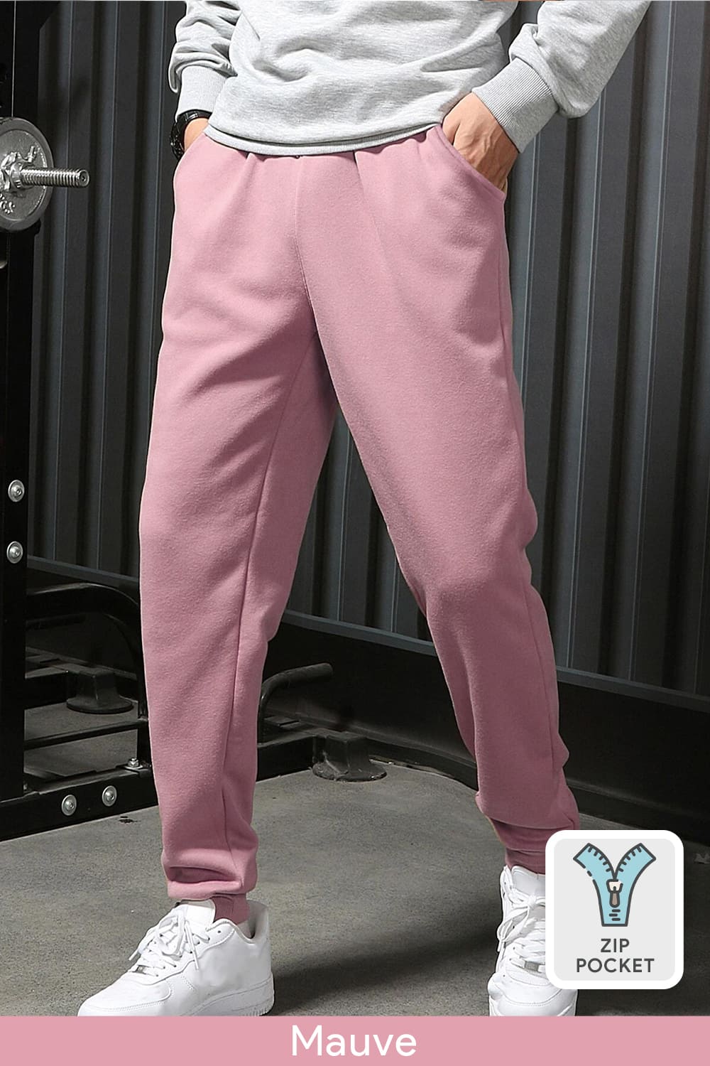 Zip-Pocket Joggers Men