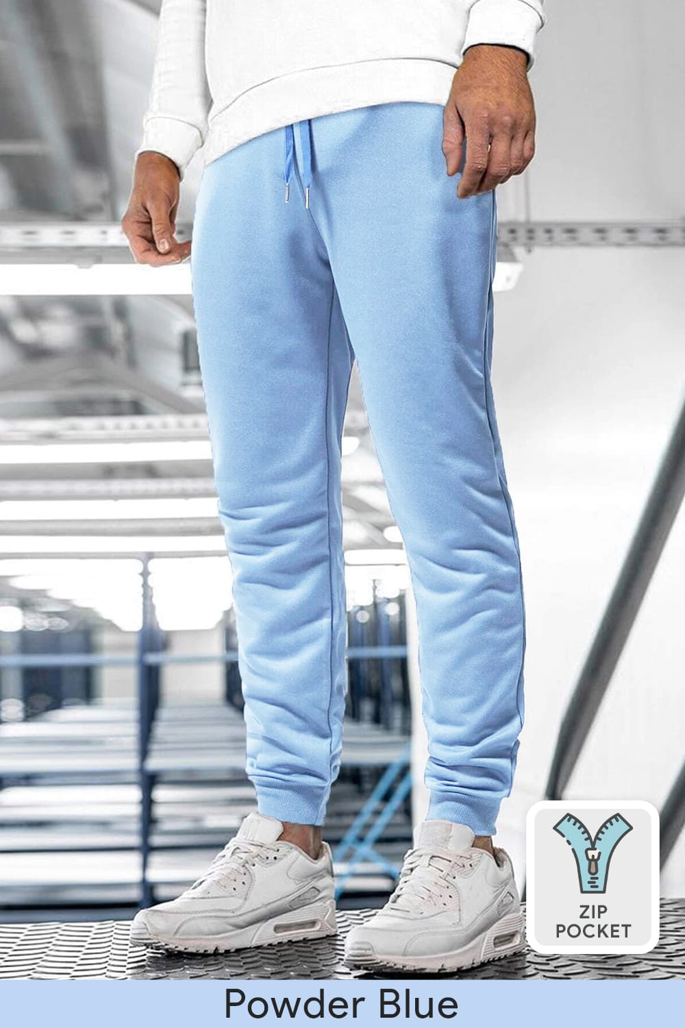 Zip-Pocket Joggers Men