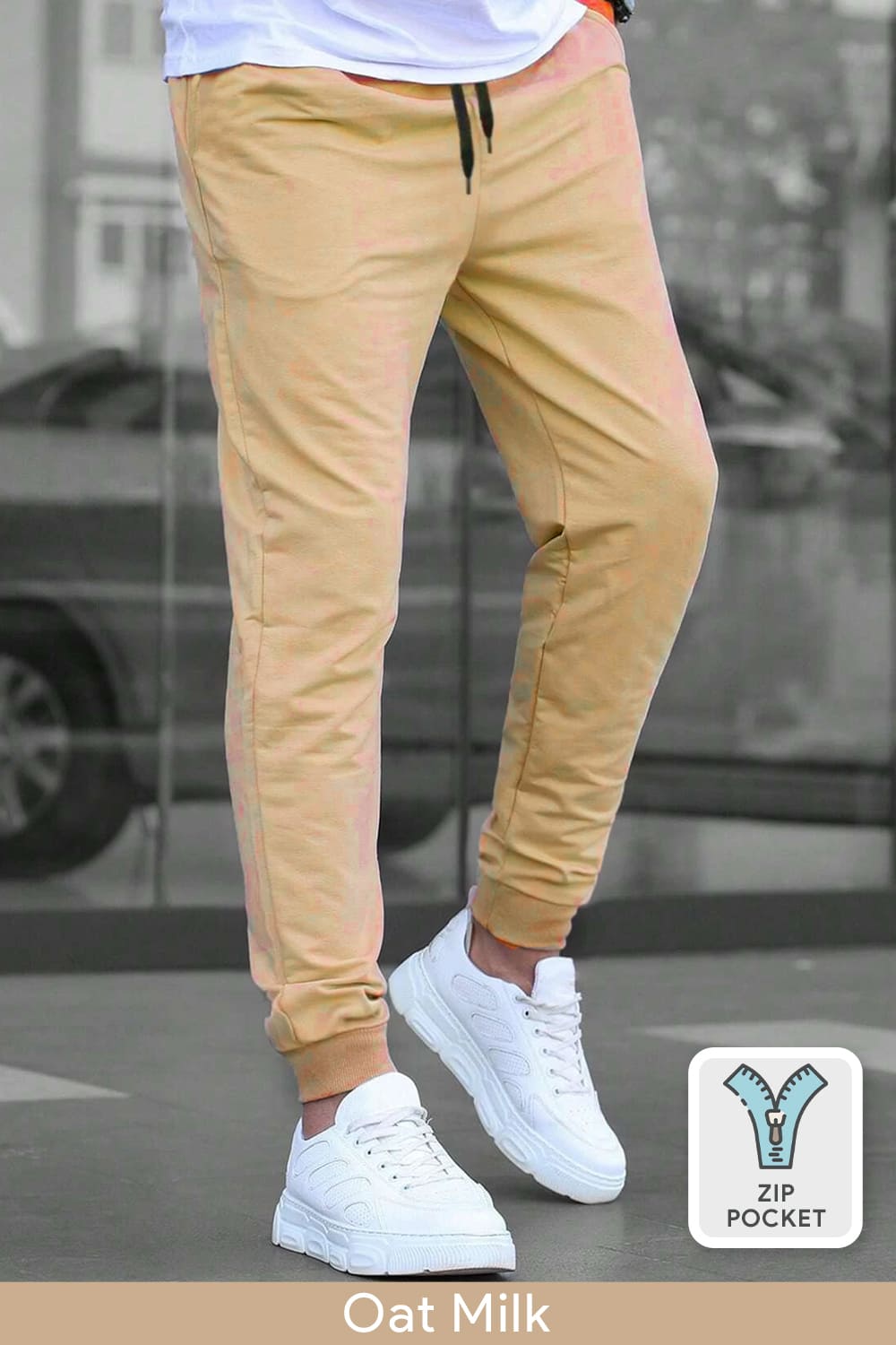 Zip-Pocket Joggers Men