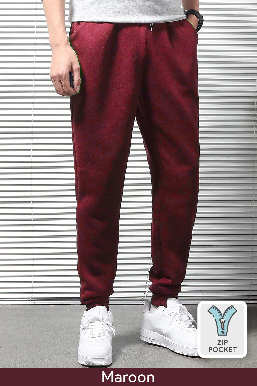 Zip-Pocket Joggers Men