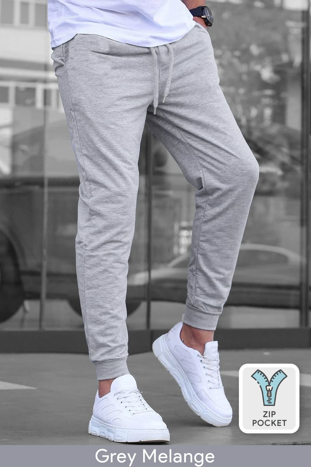 Zip-Pocket Joggers Men