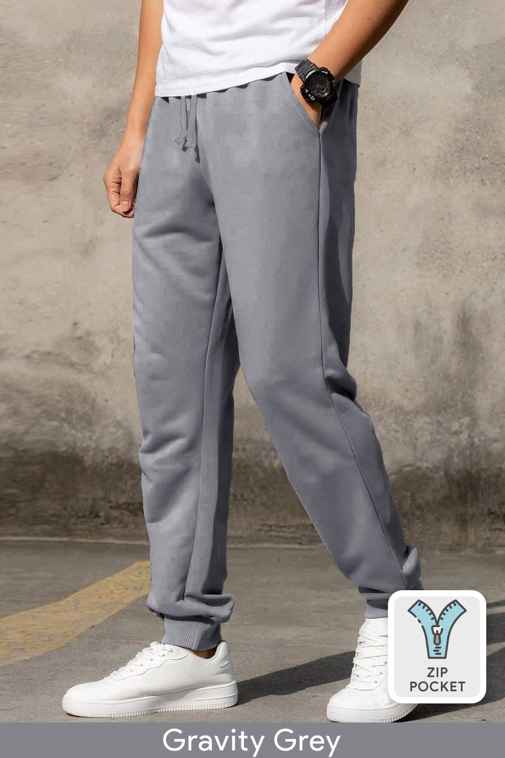 Zip-Pocket Joggers Men