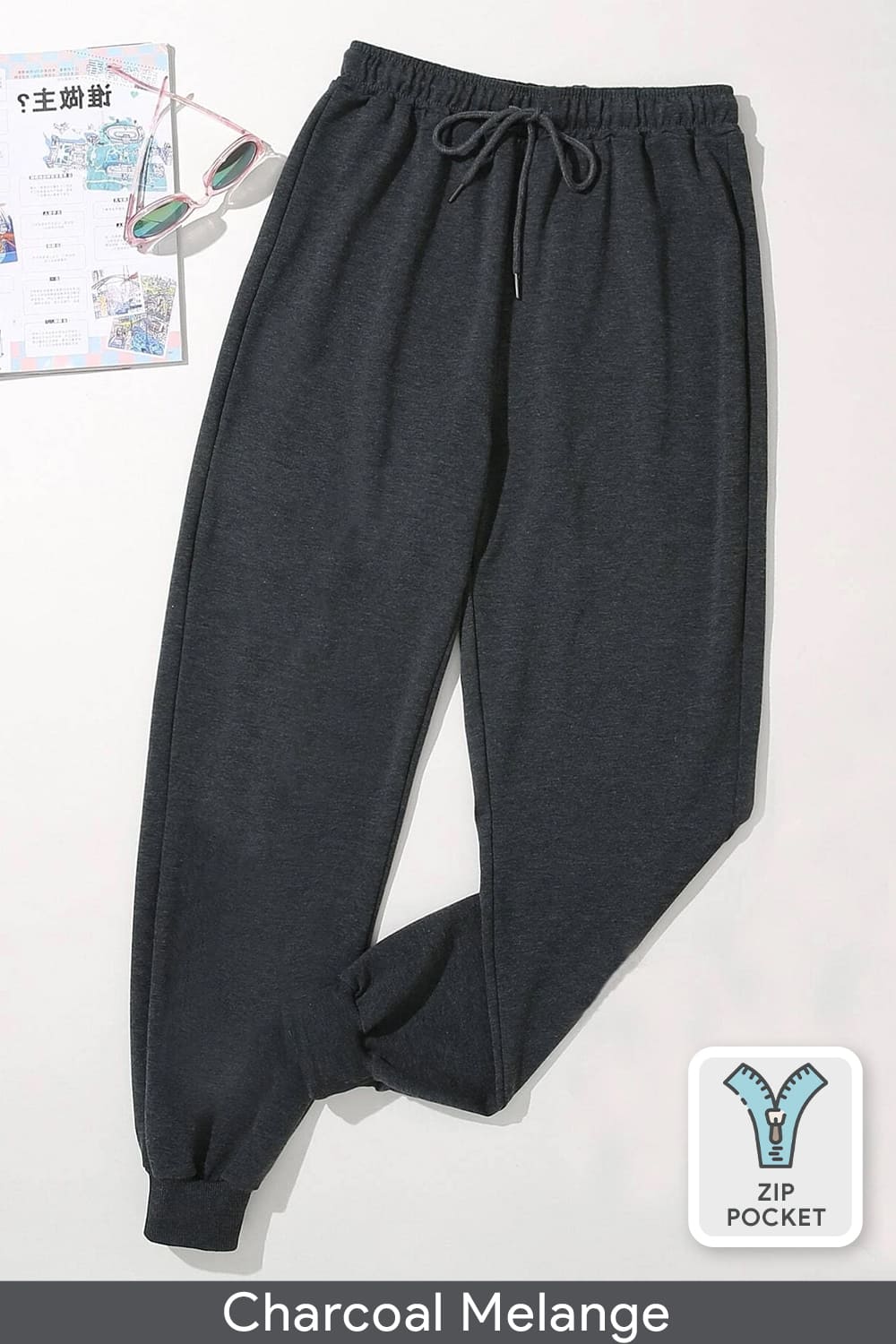Zip-Pocket Joggers - Women