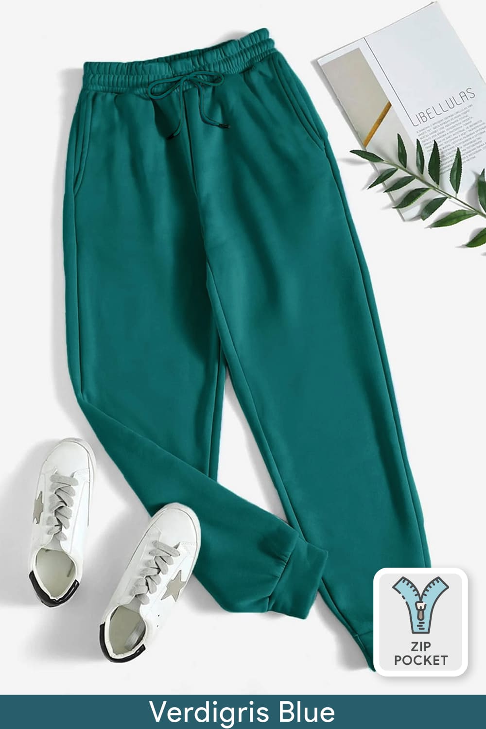 Zip-Pocket Joggers - Women