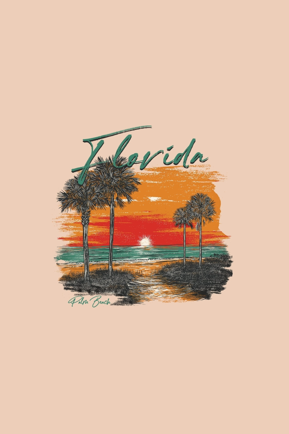 Florida-Palm Beach Premium T-Shirt