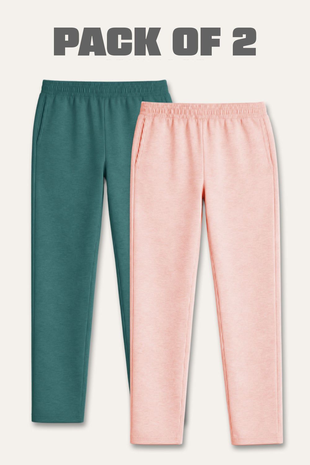2 Pack -Straight Leg Women's Joggers