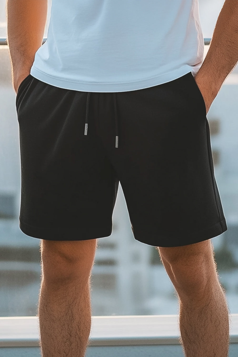 Nobero Zip-pocket Shorts