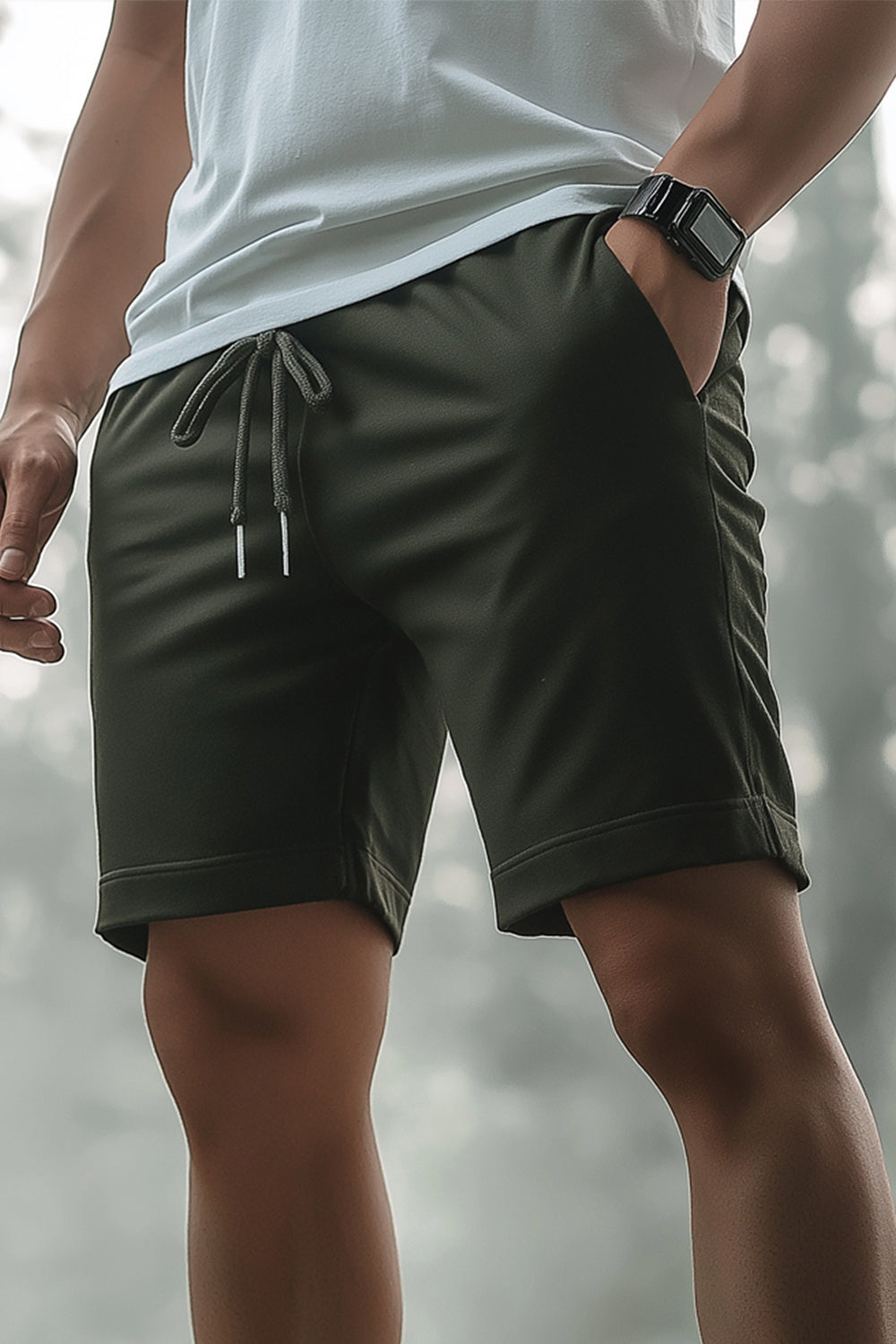 Nobero Zip-pocket Shorts