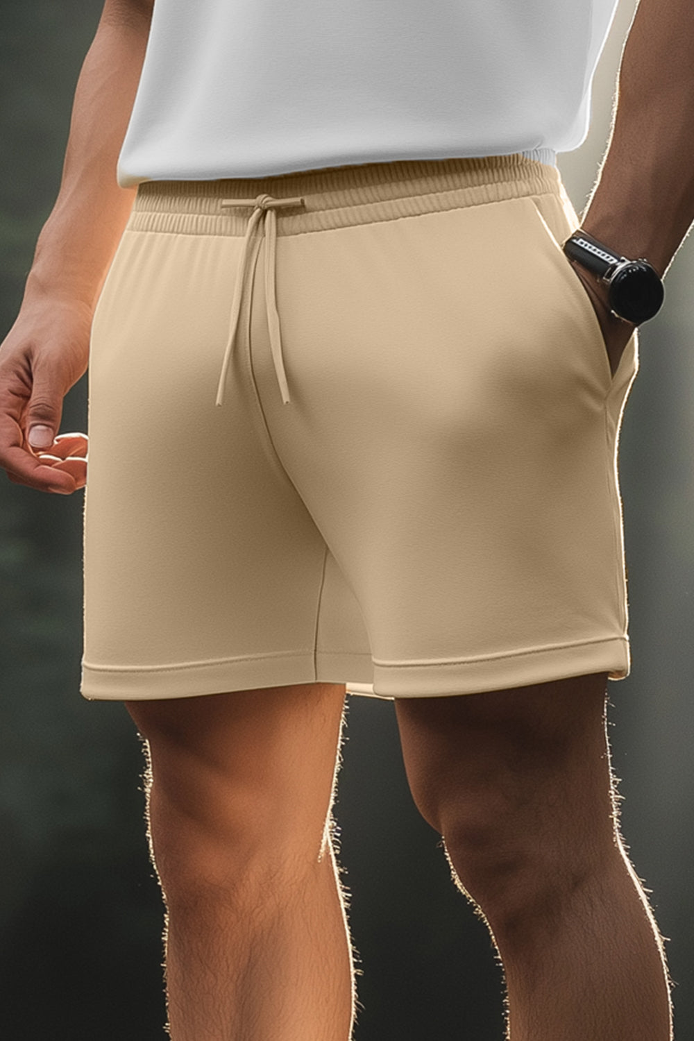 Nobero Zip-pocket Shorts