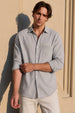 Airy Stripe Linen Cotton Blend Shirt