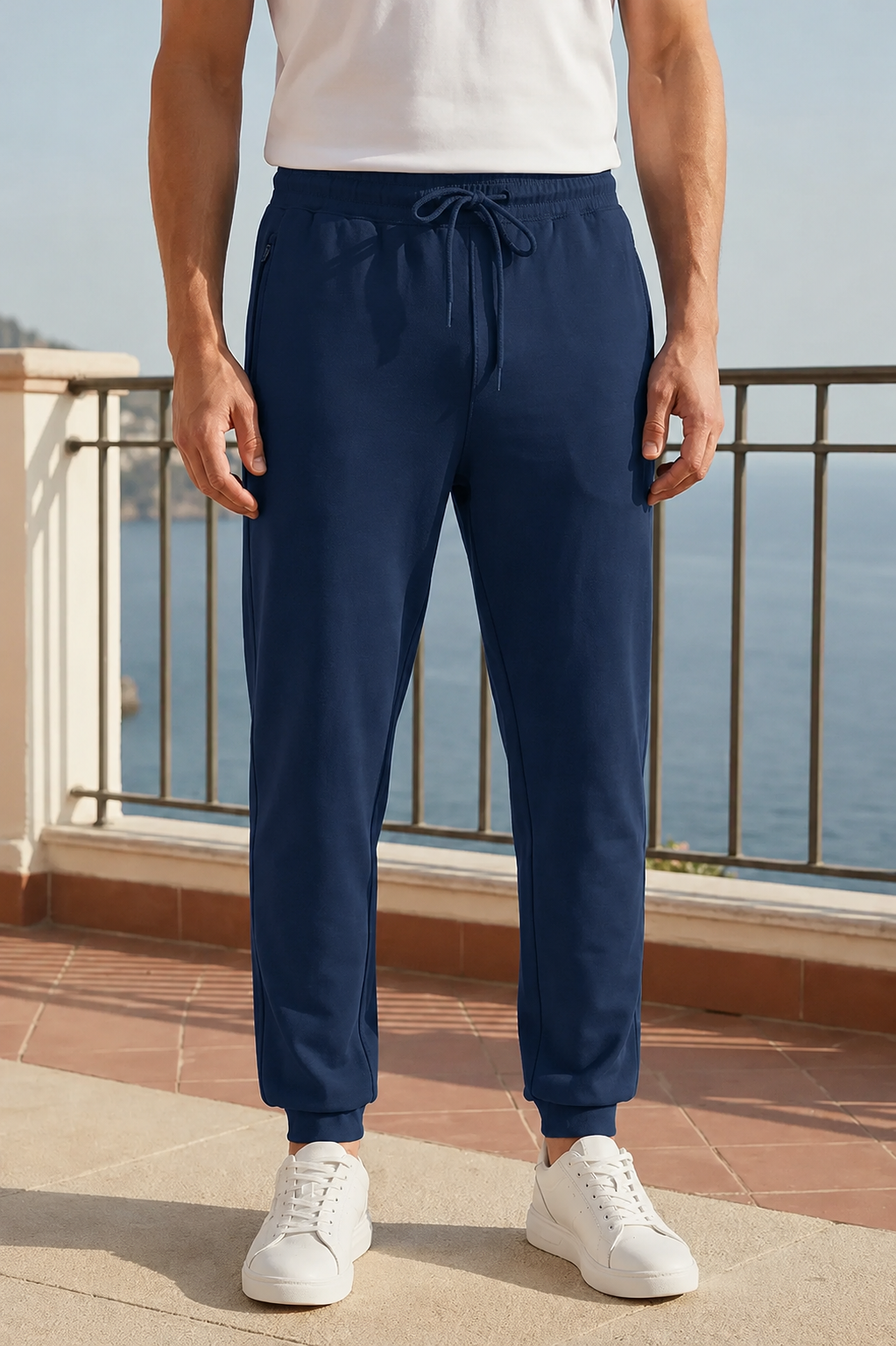 Zip-Pocket Joggers