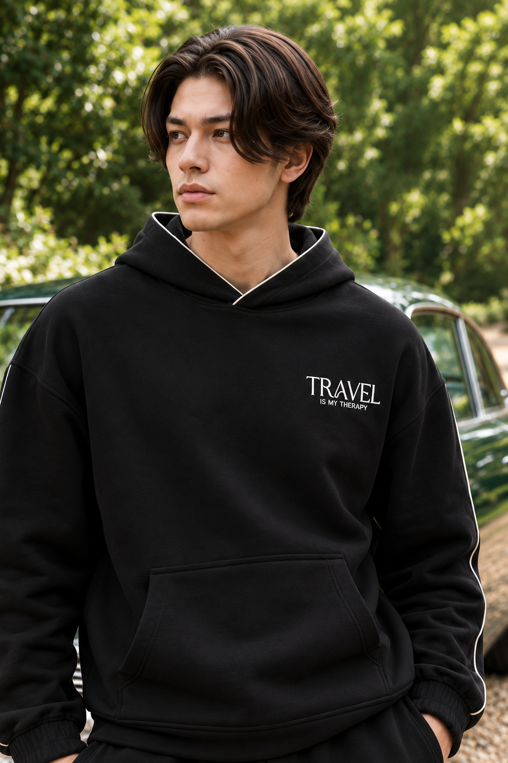 Travel Oversized Fleece Co-ord Set