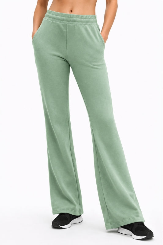 Flared Terry Pants