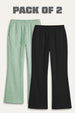 2 Pack -Women’s Flared Terry Pants