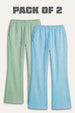 2 Pack -Women’s Flared Terry Pants