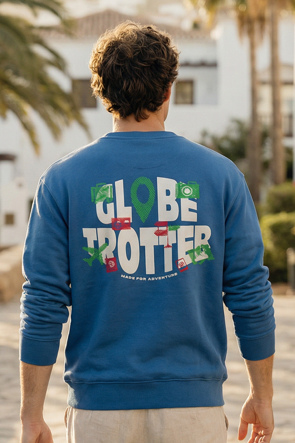 Globe Trotter Oversized  Sweatshirt