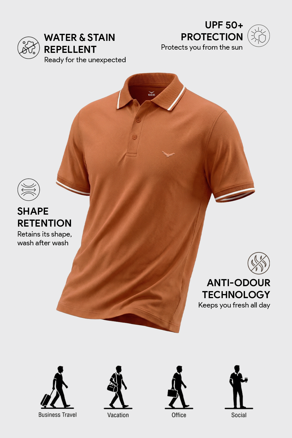 Travel Polo T-Shirt