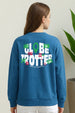 Unisex Globe Trotter Oversized  Sweatshirt