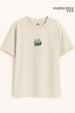 Golden Tracks Oversized Fit Women Tee