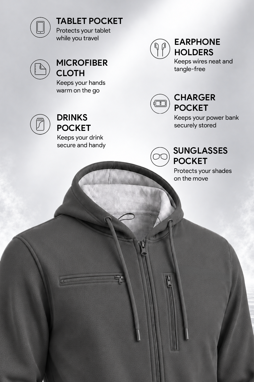 Wanderer - Travel Hoodie