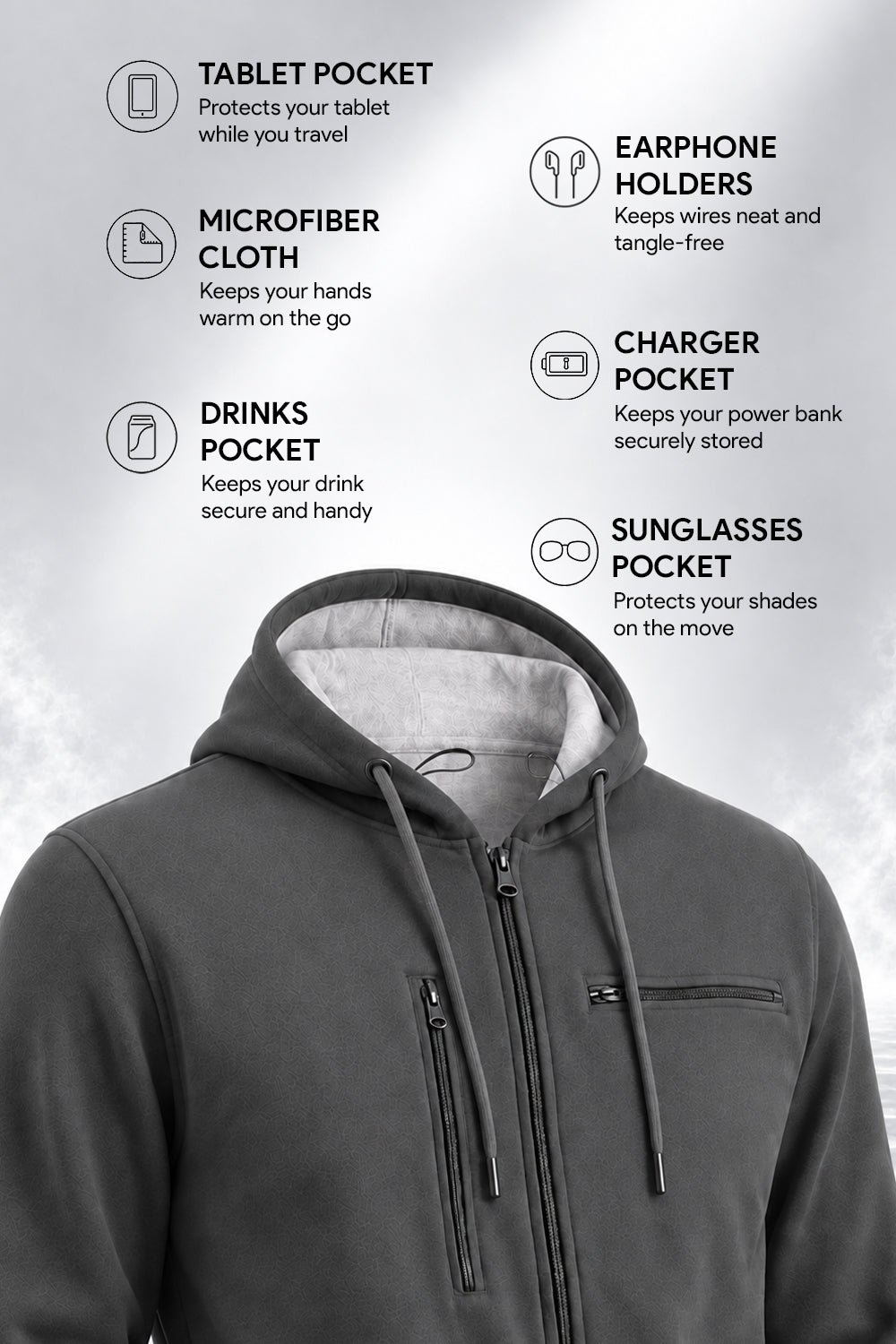 Wanderer - Travel Hoodie